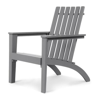 Buitenstoel van Hout Adirondack Klassieke Adirondack Loungestoel met Ergonomisch Ontwerp Acaciahout Patio Leunstoel