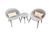 Marbella loungeset grijs 3-delig - Driesprong collection
