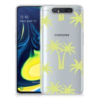 Samsung Galaxy A80 TPU Case Palmtrees - thumbnail