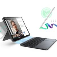 iPad Air 11" (M4, 2026) Shift Tastaturhülle (abnehmbar) mit Geo Digital Pencil Bundle - DE Layout - Dark Gray