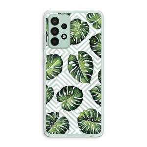 Geometrische jungle: Samsung Galaxy A52s 5G Transparant Hoesje