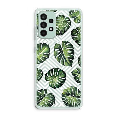 Geometrische jungle: Samsung Galaxy A52s 5G Transparant Hoesje