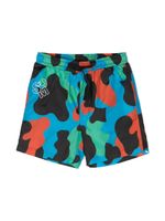 Stella McCartney Kids short à imprimé graphique - Noir