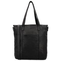 Hide & Stitches Shopper/Schoudertas Paint Rock Zwart