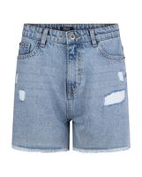 Rellix Meisjes jeans short - high waist - Light Denim - thumbnail