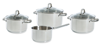 BK Pannenset Essentials - RVS - 4 Delig