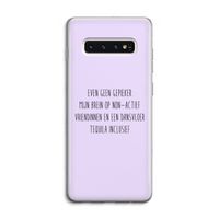 Tequila: Samsung Galaxy S10 4G Transparant Hoesje