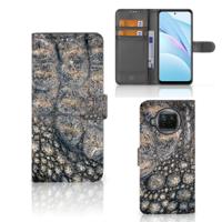 Xiaomi Mi 10T Lite | Telefoonhoesje | Met pasjeshouder | Krokodillenprint Xiaomi Mi 10T Lite | Telefoonhoesje | Met pasjeshouder | Krokodillenprint