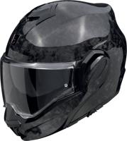 SCORPION EXO-Tech Evo Carbon Onyx, Systeemhelm, Zwart
