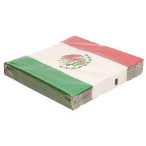 Servetten Mexico - 40x - 33 cm - papier - Mexico landen thema versiering