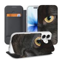 Apple iPhone 17 Book | Wallet Case | Zwarte Kat