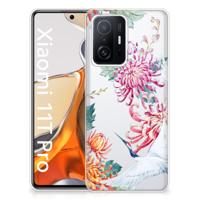 Xiaomi 11T | 11T Pro | TPU Hoesje | Bird Flowers