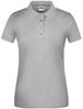 James & Nicholson JN873 Ladies´ Bio Workwear Polo - Grey-Heather - 3XL - thumbnail