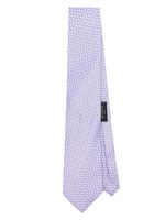 ETRO paisley patterned-jacquard silk tie - Violet - thumbnail