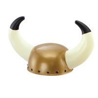 Rubies Viking verkleed helm - goud/wit - kunststof - voor kinderen   - - thumbnail