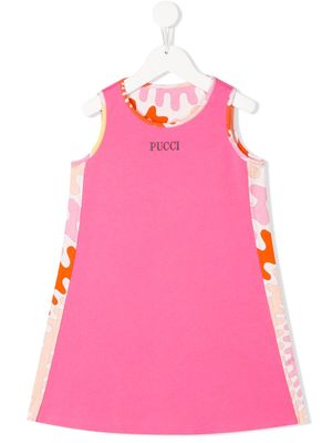PUCCI Junior robe à logo - Rose