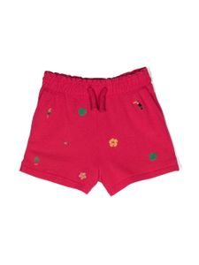 POLO RALPH LAUREN KIDS short en coton à motif brodé - Rose