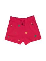 POLO RALPH LAUREN KIDS short en coton à motif brodé - Rose