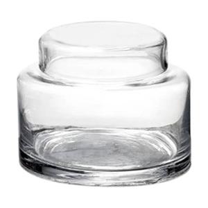 Maison Péderrey Pot & Deksel Mond Geblazen Glas D 19 cm H 14 cm