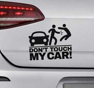 Autosticker don't touch my car