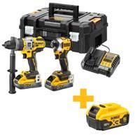 DeWALT DCK2052H2T Accu combiset 2-delig (DCD999 + DCF850) 18V XR POWERSTACK 5.0Ah in TSTAK DeWALT DCK2052H2T Accu combiset 2-delig (DCD999 + DCF850) 18V XR POWERSTACK 5.0Ah in TSTAK