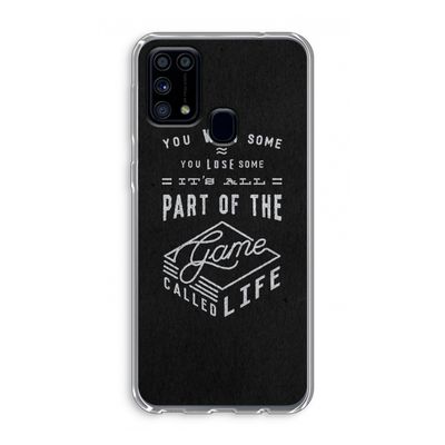 Life: Samsung Galaxy M31 Transparant Hoesje
