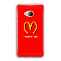 I'm lovin' you: HTC U Play Transparant Hoesje