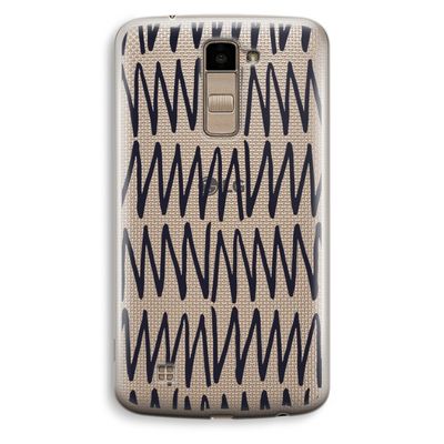 Marrakech Zigzag: LG K10 (2016) Transparant Hoesje