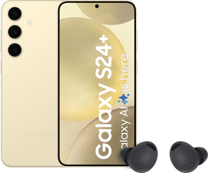 Samsung Galaxy S24 Plus 256GB Geel 5G + Galaxy Buds 2 Pro Zwart
