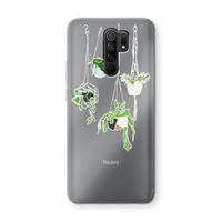 Hang In There: Xiaomi Redmi 9 Transparant Hoesje