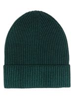 Altea bonnet en maille nervurée à ourlet retroussé - Vert