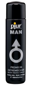 pjur MAN Premium Extremeglide Anaal, Masturbatie, Vaginaal 100 g Glijmiddel op siliconenbasis 100 ml