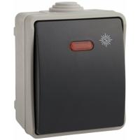 Enkelvoudige geschakelde schakelaar Solera 3320il IP54 6,5 x 8 x 5,5 cm
