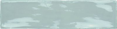 Wandtegel blauw Harmony Poitiers 30x7,5cm mint glans gerectificeerd