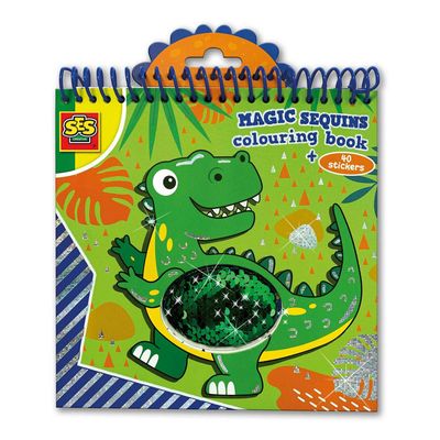 SES magische pailletten kleurboek