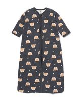 HEMA Baby Slaapzak Met Drukknoopmouwen Padded Katoen Vossen Donkergrijs (donkergrijs)