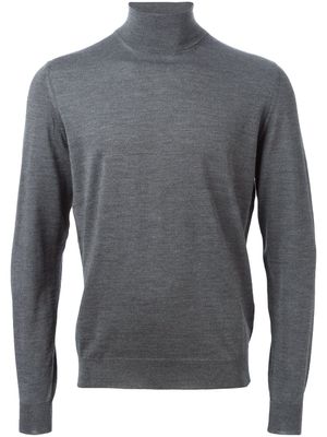 Drumohr pull léger à col roulé - Gris