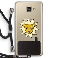 Kleine leeuw: Samsung Galaxy A5 (2016) Transparant Hoesje met koord