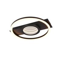 Trio Design plafondlampWheeler zwart rond - R64801132