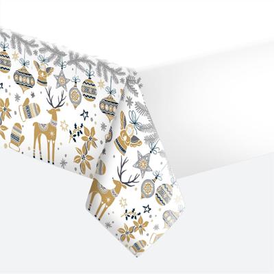 Daisy kerst Tafelkleed - 120 x 180 cm - papier - rendier kerst print - tafellaken Daisy kerst Tafelkleed - 120 x 180 cm - papier - rendier kerst print - tafellaken