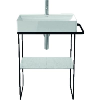 Duravit Durasquare metalen console 665x740x451mm zwart zijdemat 0031014600