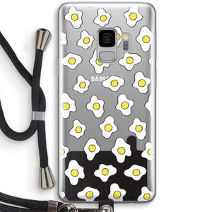 Spiegeleitjes: Samsung Galaxy S9 Transparant Hoesje met koord