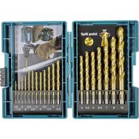Makita B-67795 Metaal-spiraalboorset 1.5 mm, 2.0 mm, 2.5 mm, 3.0 mm, 3.2 mm, 3.5 mm, 4.0 mm, 4.5 mm, 5.0 mm, 5.5 mm, 6.0 mm, 6.5 mm, 7.0 mm, 8.0 mm, 10.0 mm 1