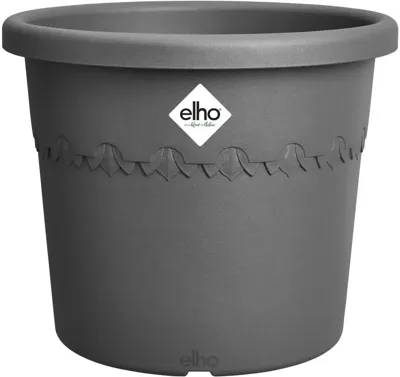Elho bloempot Algarve Cilindro 35cm antraciet