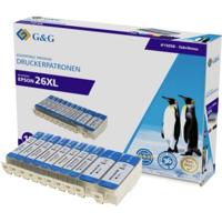 G&G Inktcartridge Compatibel Zwart, Cyaan, Magenta, Geel NP-R-2621*2/2631-4*2 1P2621-10