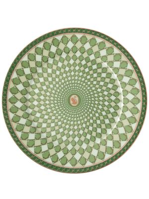 Swarovski assiette Signum (18cm) - Vert
