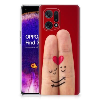 OPPO Find X5 | Sillicone Back Cover | Liefde - Origineel Romantisch Cadeau