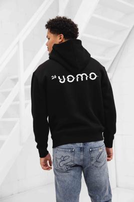 24 Uomo Mirror Hoodie Heren Zwart - Maat XS - Kleur: Zwart | Soccerfanshop