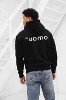 24 Uomo Mirror Hoodie Heren Zwart - Maat XXL - Kleur: Zwart | Soccerfanshop