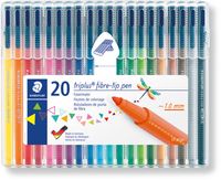 Staedtler viltstift Triplus Color, opstelbare box met 20 kleuren - thumbnail